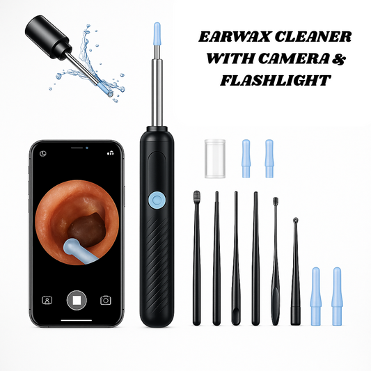 EARWAX CLEANER WITH CAMERA & FLASHLIGHT