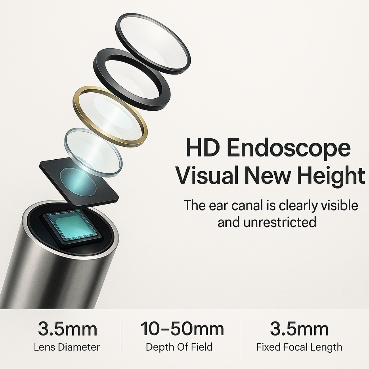 EARWAX CLEANER WITH CAMERA & FLASHLIGHT