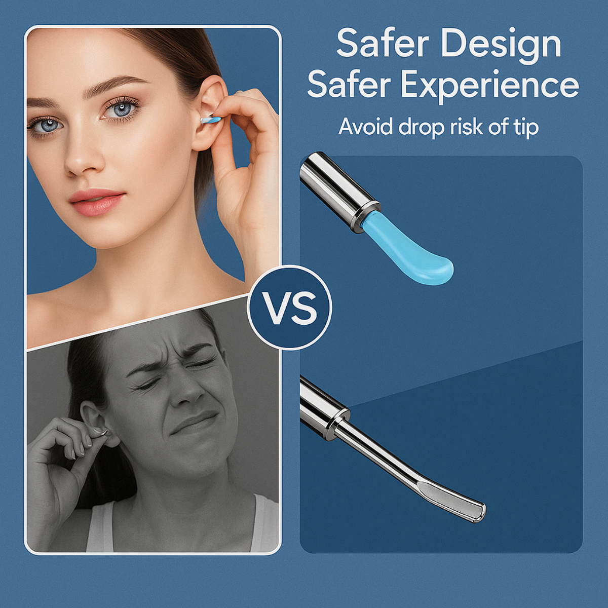 EARWAX CLEANER WITH CAMERA & FLASHLIGHT